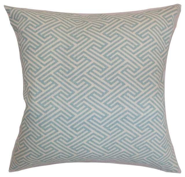Graz Geometric Pillow Spring Green 20"x20"
