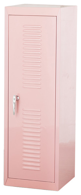 Oldschool Steel Locker Cabinet, Rose