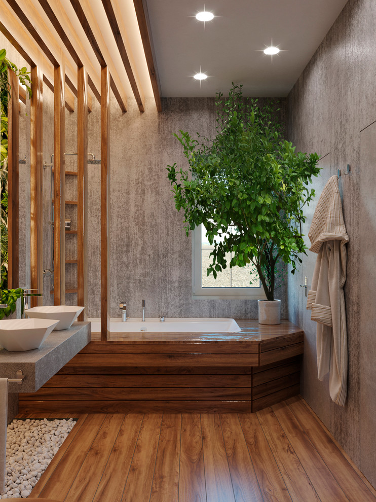 Двухэтажный дом в стиле лофт