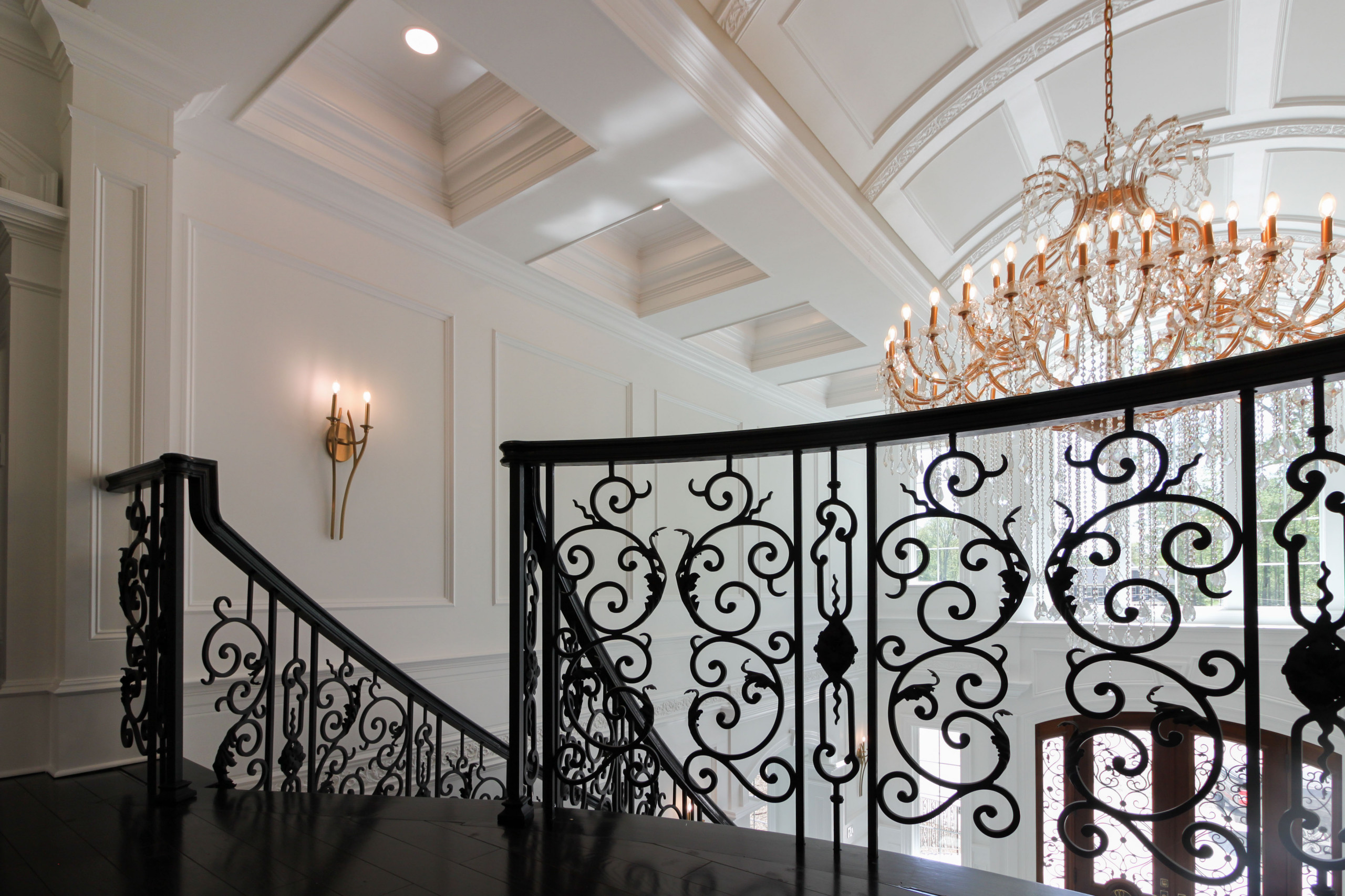 92_Grand Double Staircase in Exquisite Custom Home, Great Falls VA 22066
