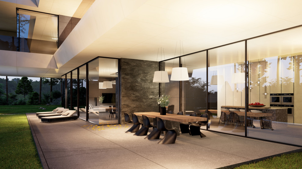 Дом в тиле футуризм