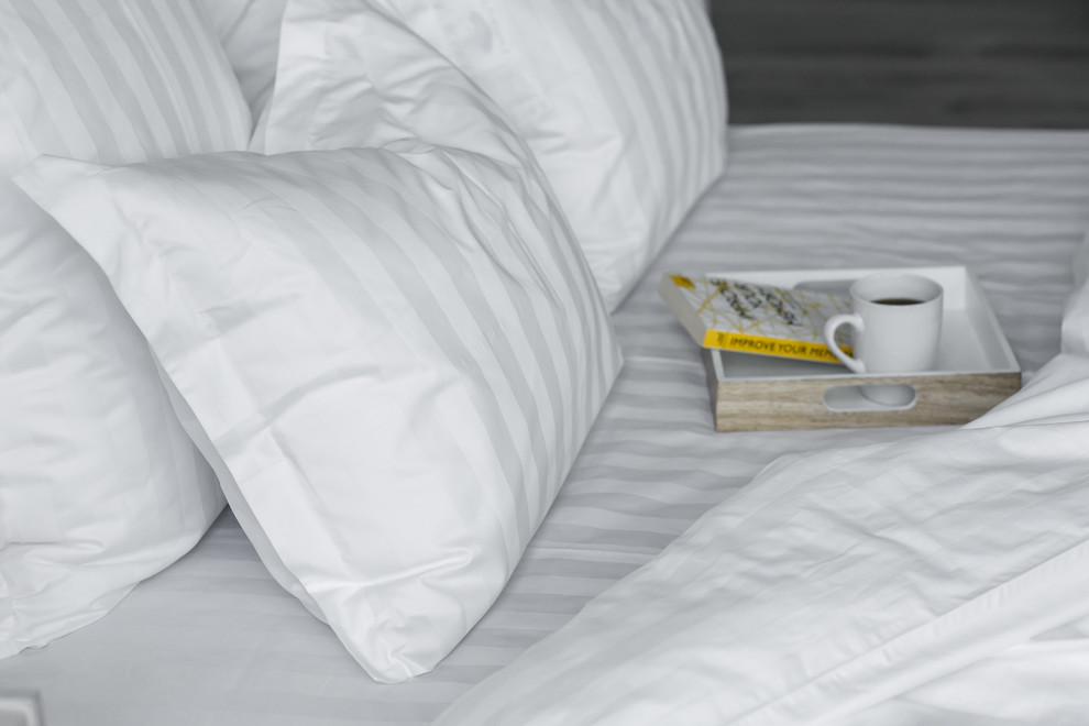 Однотонное постельное белье - белый