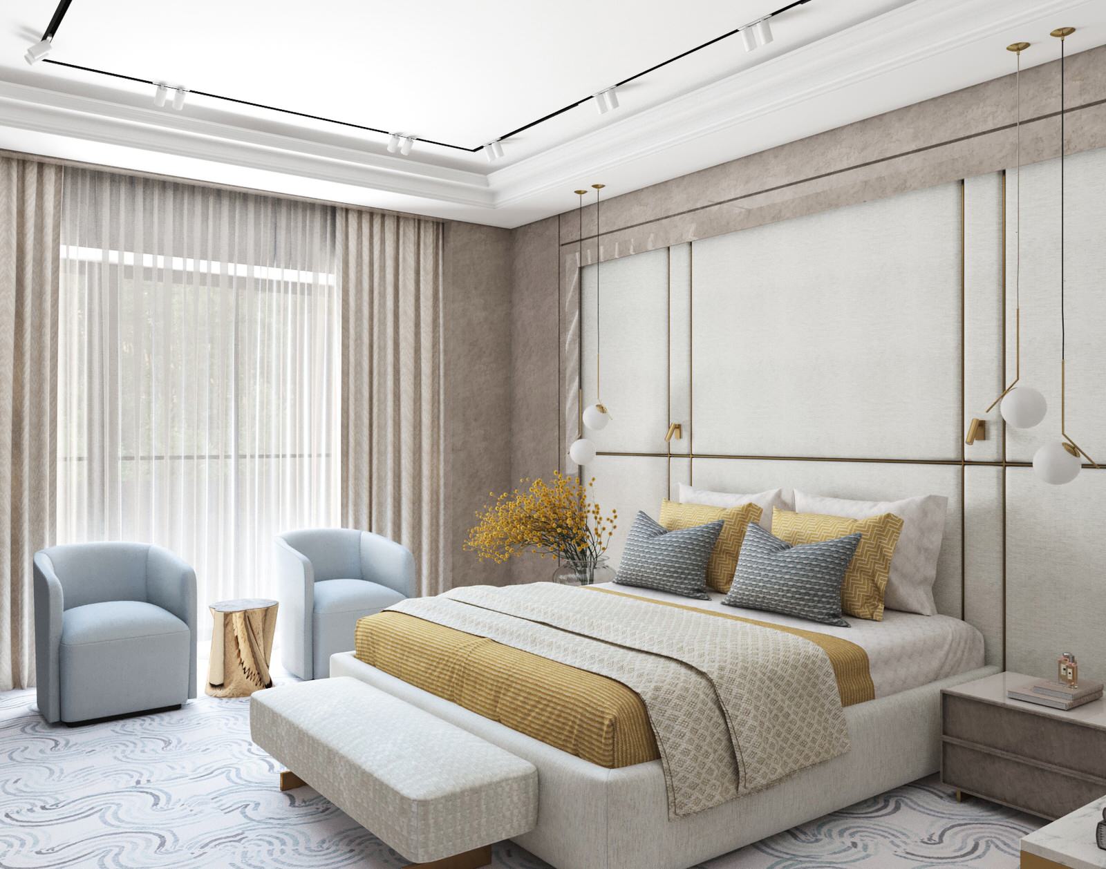 Интерьер загородного дома.