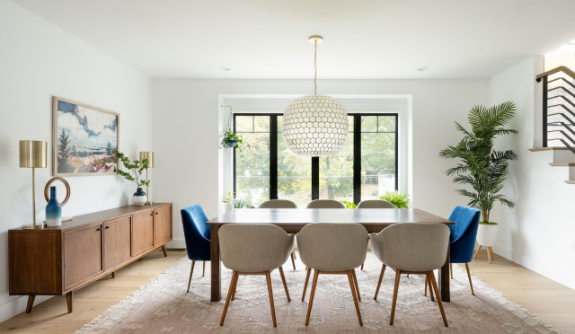 Split to modern farmhouse - Klassisch modern - Esszimmer - Boston - von Michael Hally Design ...