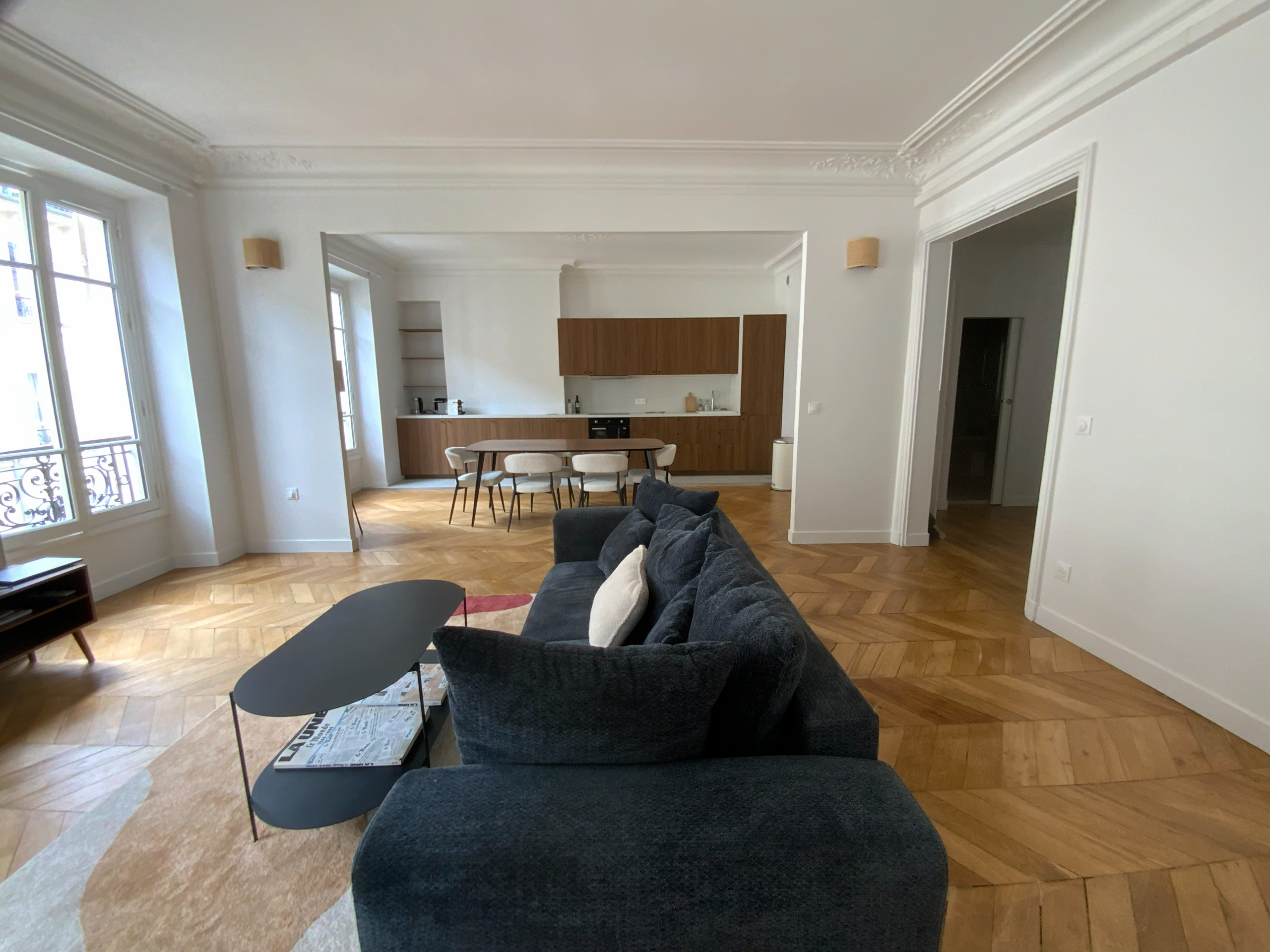 Rénovation complète d’un appartement de 90 m² – Paris 16