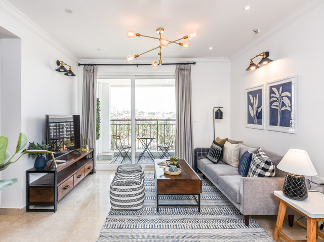 Houzz Tour: A Small City Flat is Given a Space-enhancing Makeover ...