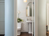 Traditional Powder Room by Roomscapes Cabinetry and Design Center
