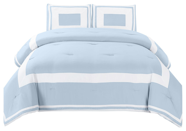 Grammercy Microfiber Comforter Set Contemporary Comforters And