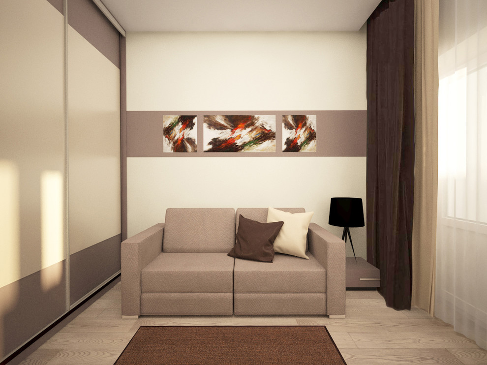 Фрагмент квартиры для холостяка в стиле минимализм