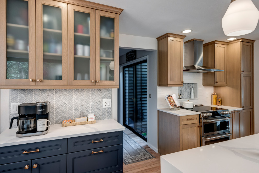 Inspiration for a transitional kitchen remodel in Seattle