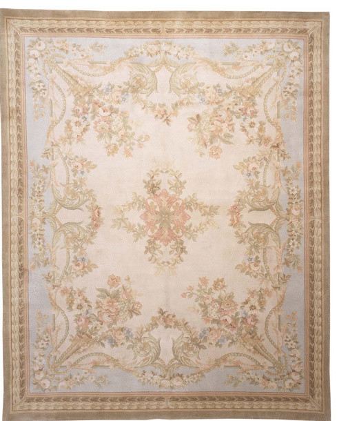 Lotfy & Sons, Versailles Rug, 12'x18' Ivory