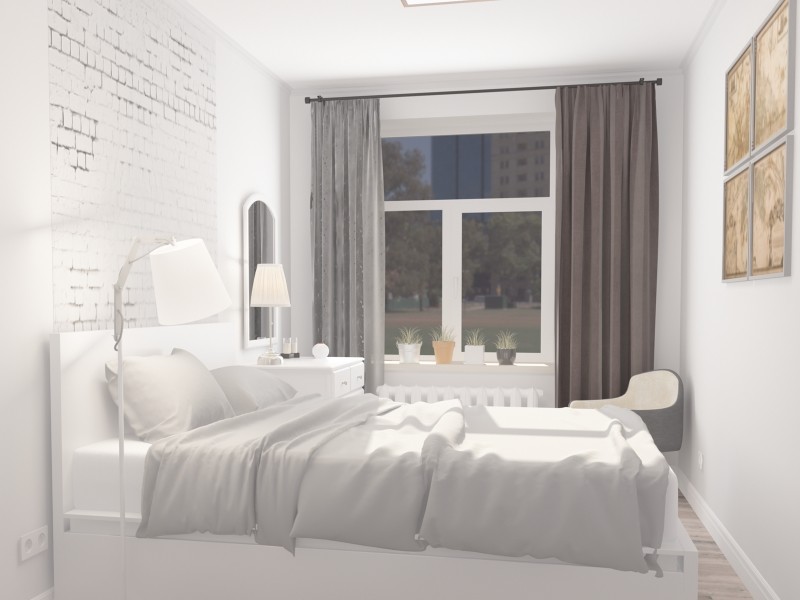 Дизайн интерьера квартиры на Новоизмайловском пр. СПБ