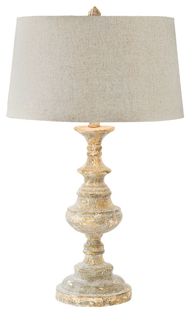 Riom French Country Rustic Turned Wood Table Lamp Traditional Riom French Country Rustic Turned Wood Table Lamp