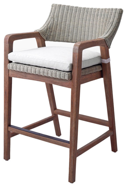 rattan counter stools set of 2