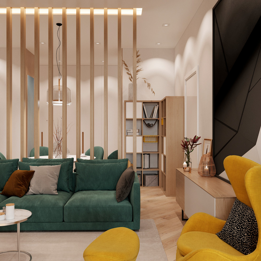 Дизайн-проект квартиры общей площадью - 86 м.кв. в г. Химки, ЖК "Маяк"