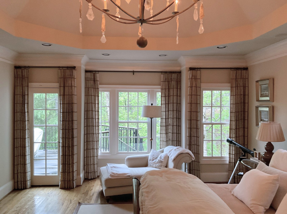 Transitional bedroom photo in Atlanta