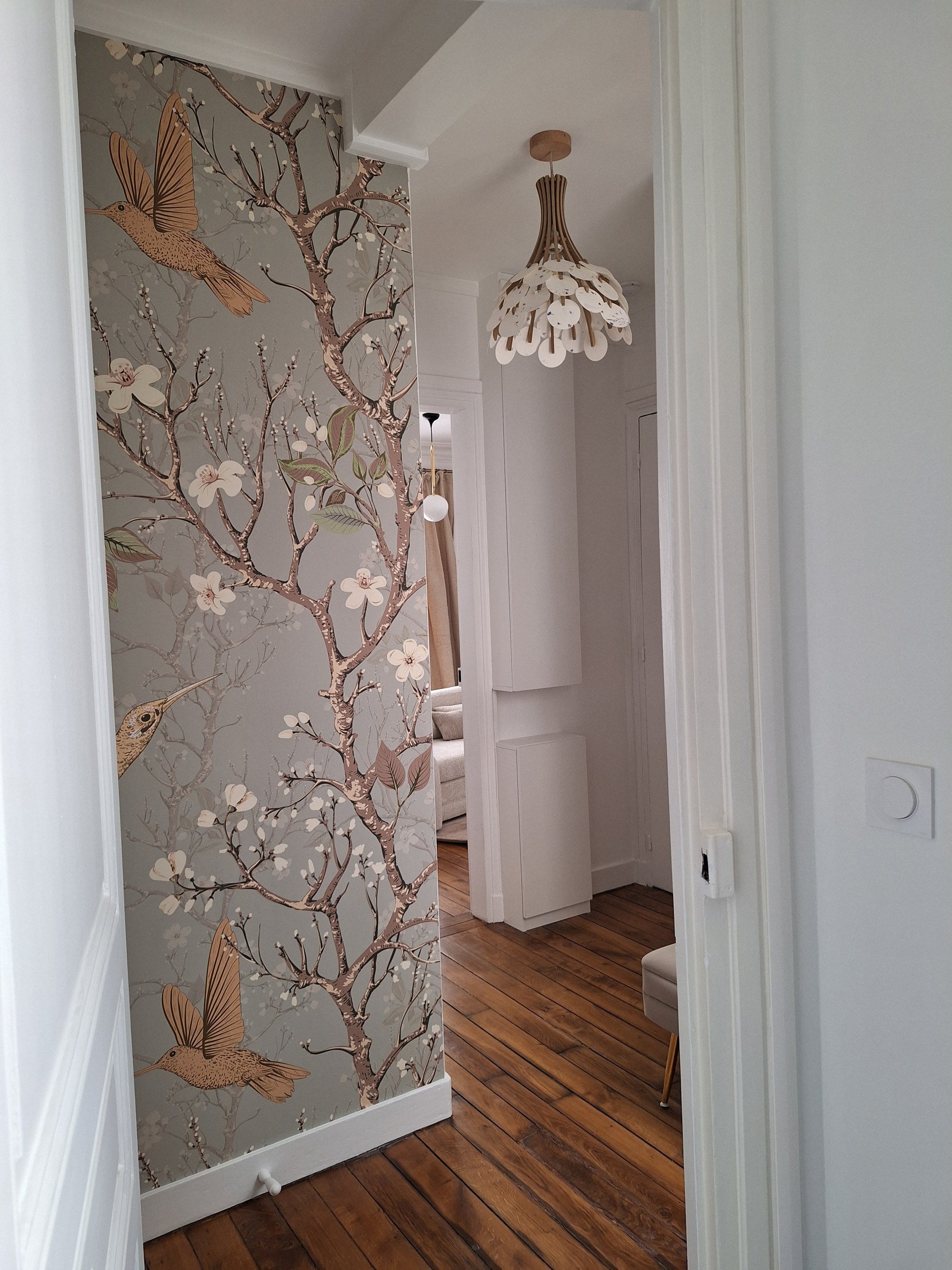 Rénovation partielle, décoration et ameublement d'un appartement ancien