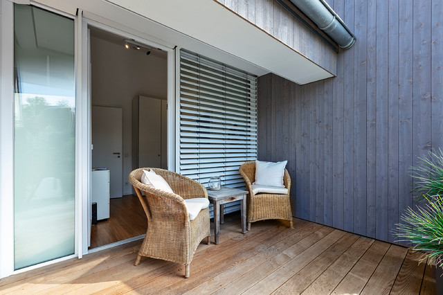 Sanierung und Neugestaltung eines Wohnhauses moderno-terraza-y-balcon