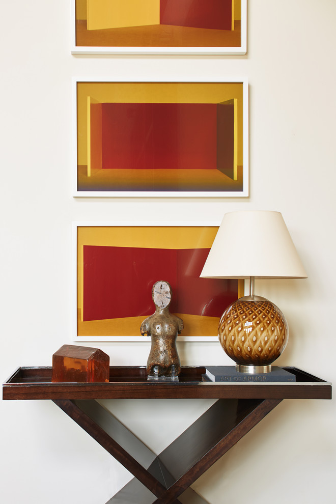 Inspiration for a transitional home design remodel in Phoenix