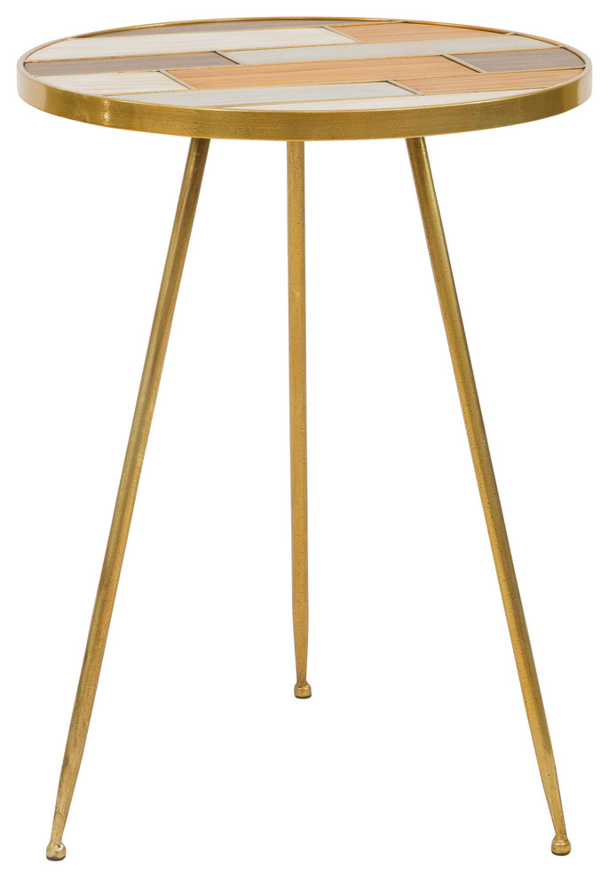 Atonvale Round Accent Table Midcentury Side Tables And End Tables by Aspire Home Accents