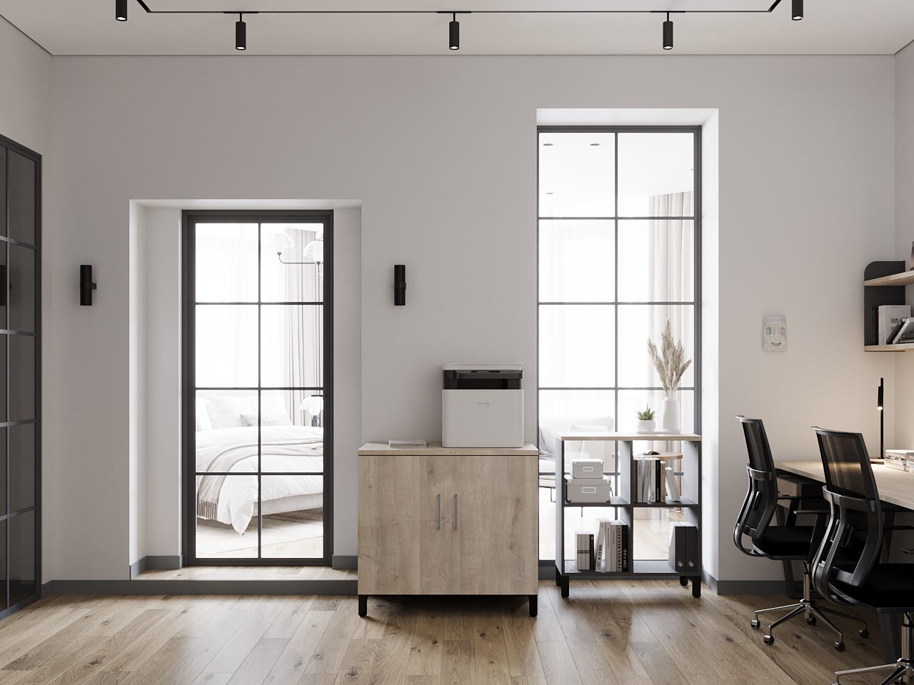 Кабинет в загородном доме