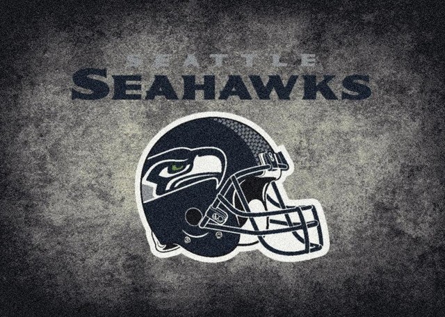 Seattle Seahawks NFL Team Distressed Rug, 3'10"x5'4"