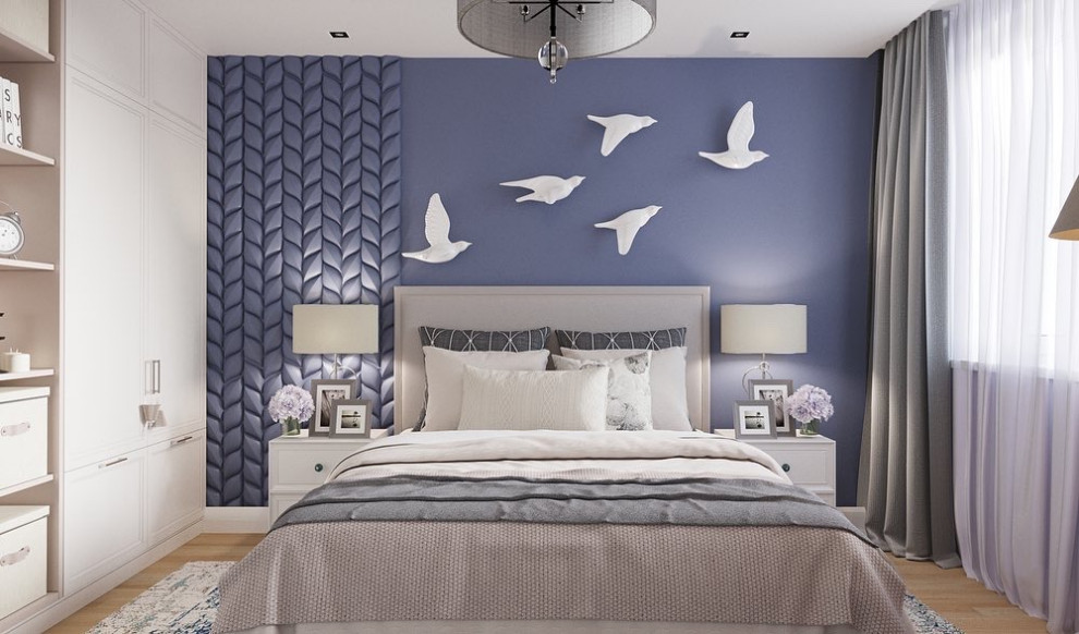 Проект спальни  14 кВ м  г. Саратов