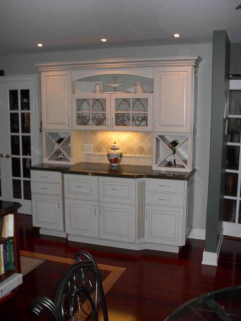 Janet's Kitchen Hutch Complete. american-traditional-kitchen