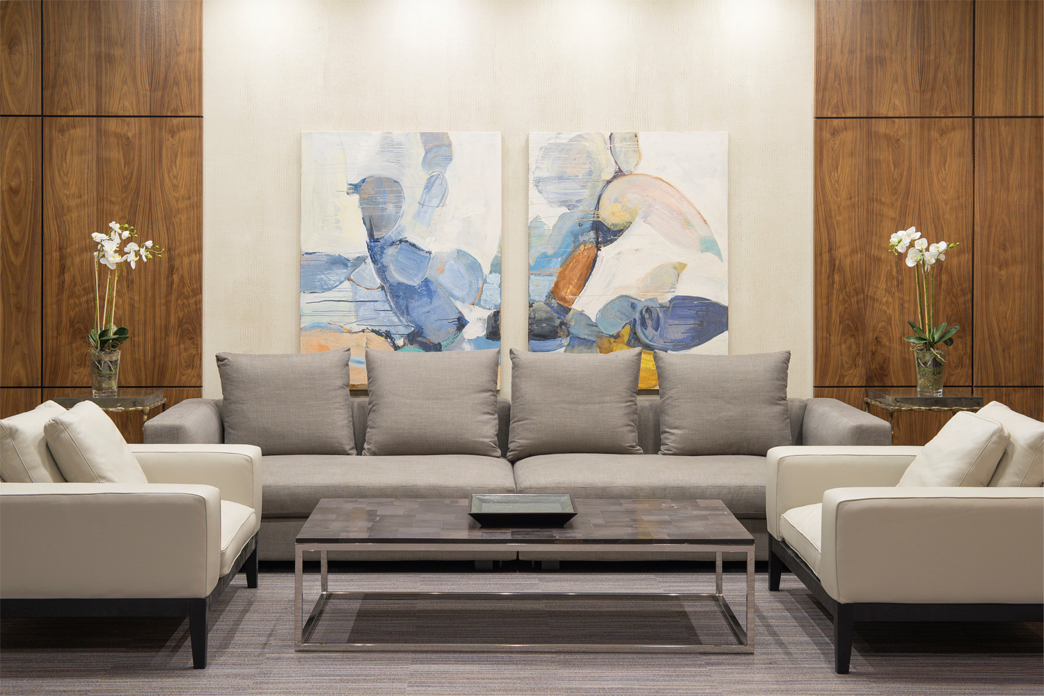 Кабинет руководителя банка 72 м2