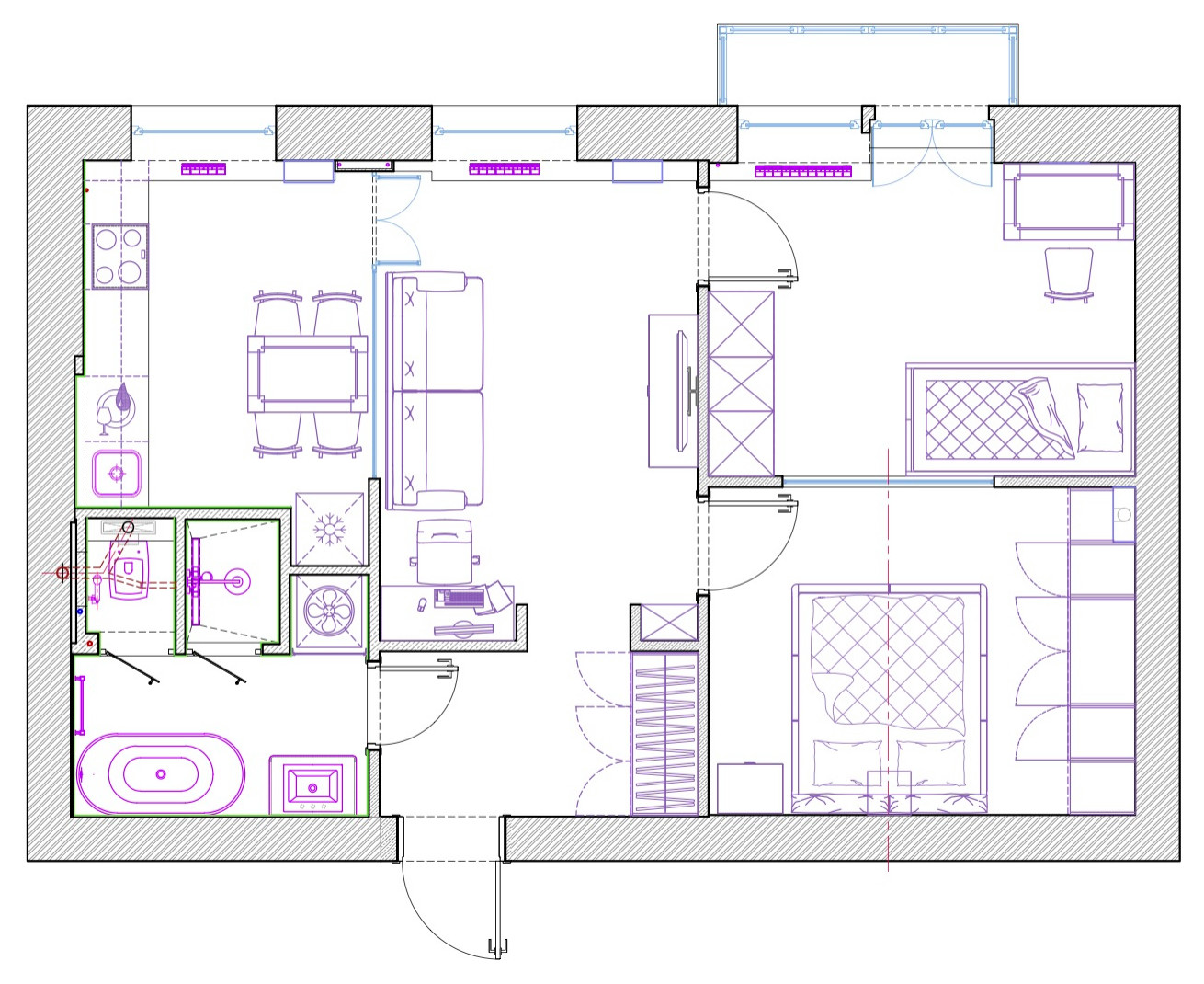 Брежневка угловая 2 комнатная перепланировка. Кухня переделанная в спальню в трехкомнатной квартире. План перепланировки двушки в трешку. Перепланировка из двухкомнатной в трехкомнатную. Перепланировка хрущевки трехкомнатной 42кв.
