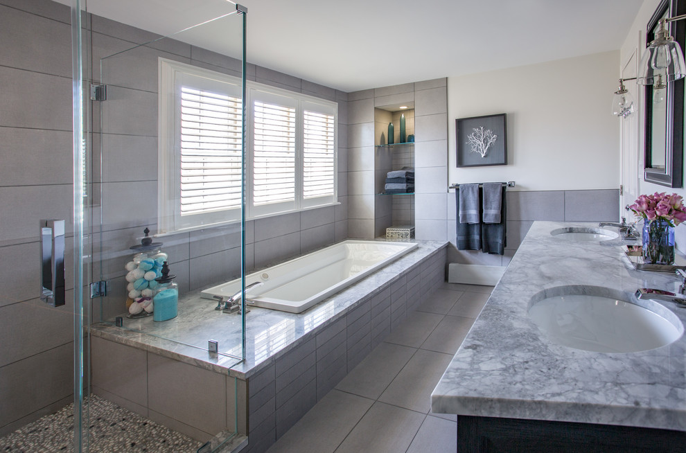 Bathroom - transitional bathroom idea in Boston