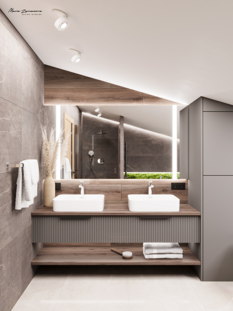 Дизайн-проект дома с камином