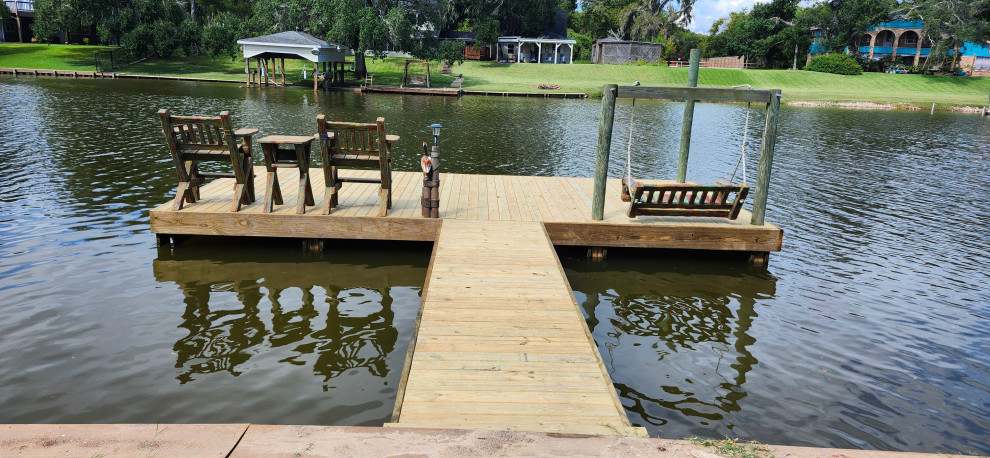 Custom New Home with Small Pier