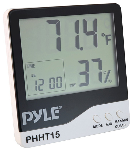 Pyle Pro Indoor Digital HygroThermometer Contemporary Decorative