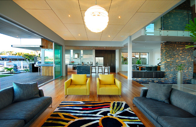 Mooloolaba eclectic-living-room