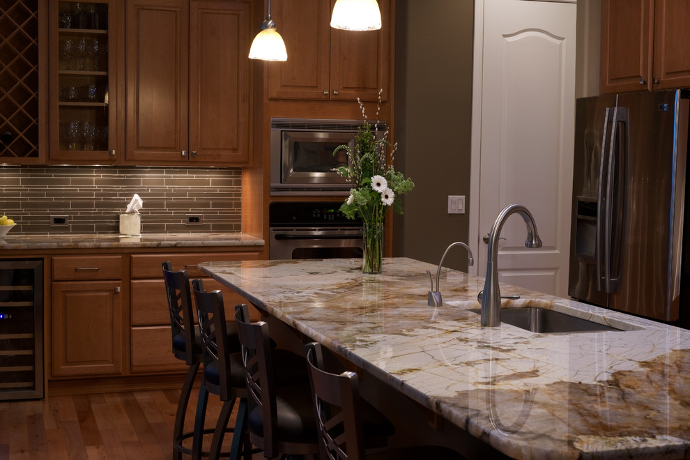 Inspiration for a transitional kitchen remodel in Seattle