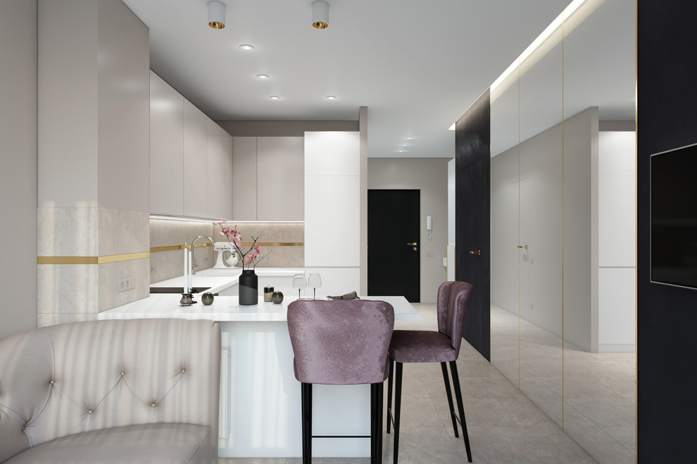 Проект квартиры ЖК "Граф Орлов" 43 м.кв.