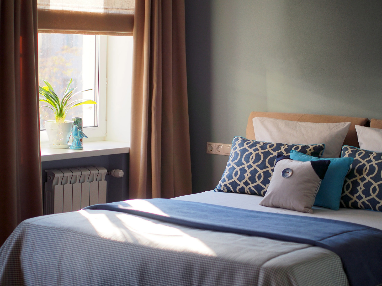 Текстильное оформление квартиры на Бульваре Карбышева