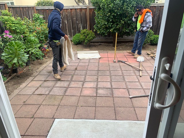 Pavers Before & After
