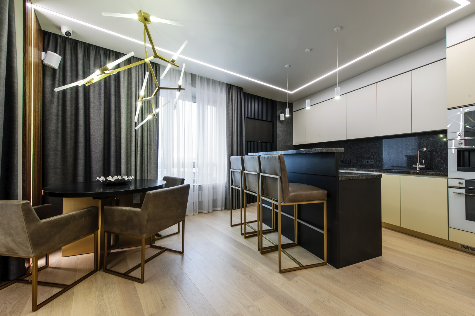 Кухня. Дизайн проект квартиры на Петровском острове