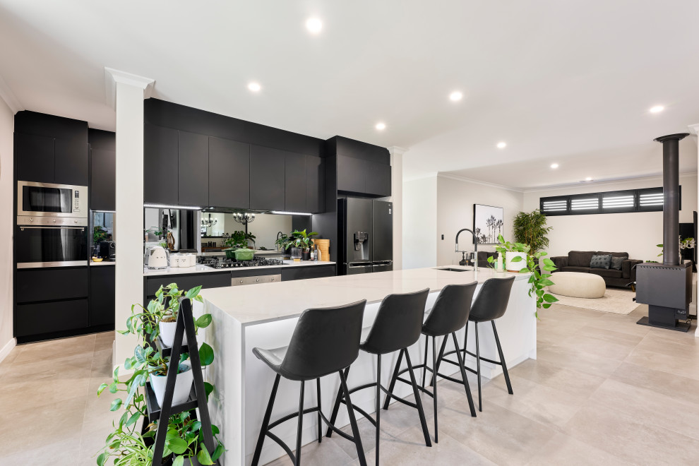 This is an example of an industrial kitchen in Perth.