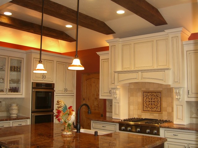 Woodland Tray Ceiling Kitchen Traditional Kitchen New York
