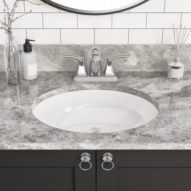11 X14 7 Porcelain Oval Undermount Bathroom Vanity Sink White Contemporary Sinks By Allora Usa Houzz - White Undermount Bathroom Vanity Sink 11 X14 7 Porcelain Oval Undermount Bathroom Vanity Sink White Contemporary Sinks By Allora Usa Houzz - White Undermount Bathroom Vanity Sink