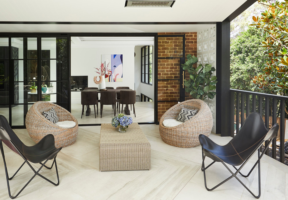 Inspiration for a transitional patio in Sydney.