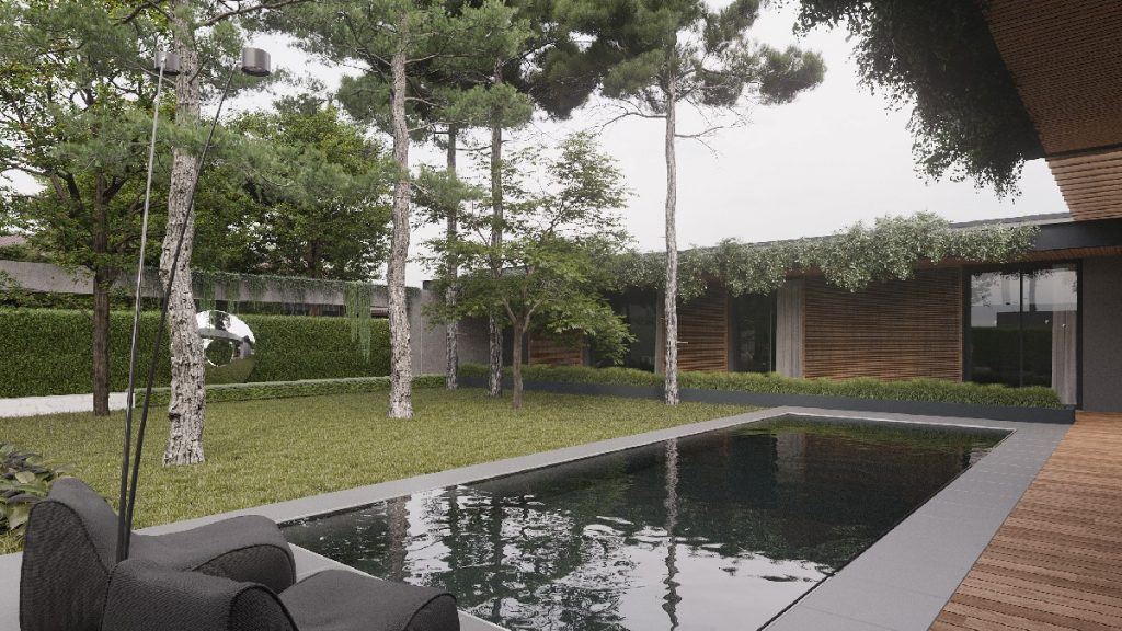 Частный дом в стиле Хай-Тек