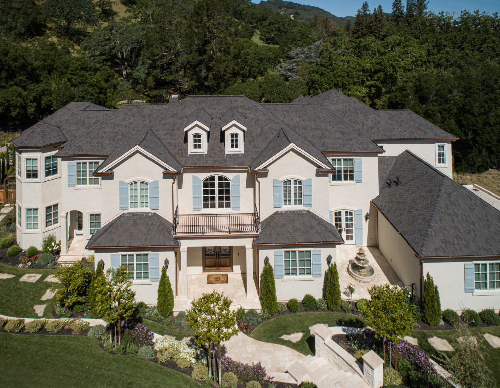 French Country Chateau Custom Home San Francisco by Fautt Homes Houzz