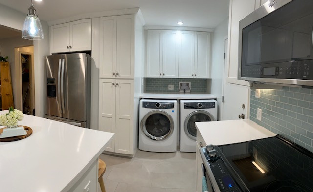 Richmond Kitchen with Custom Handmade Backsplash