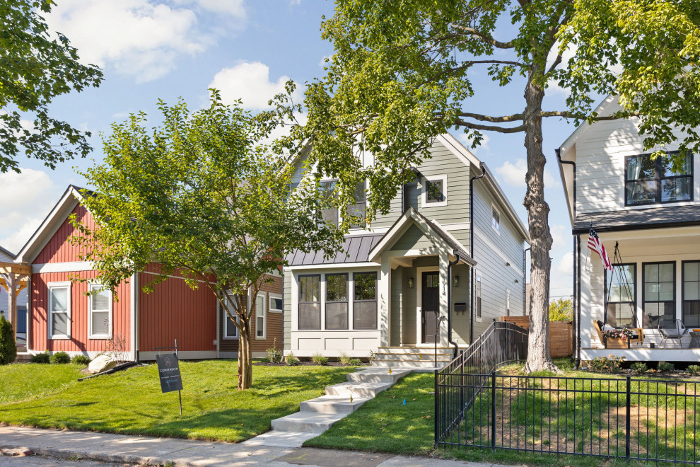 Home design - transitional home design idea in Indianapolis