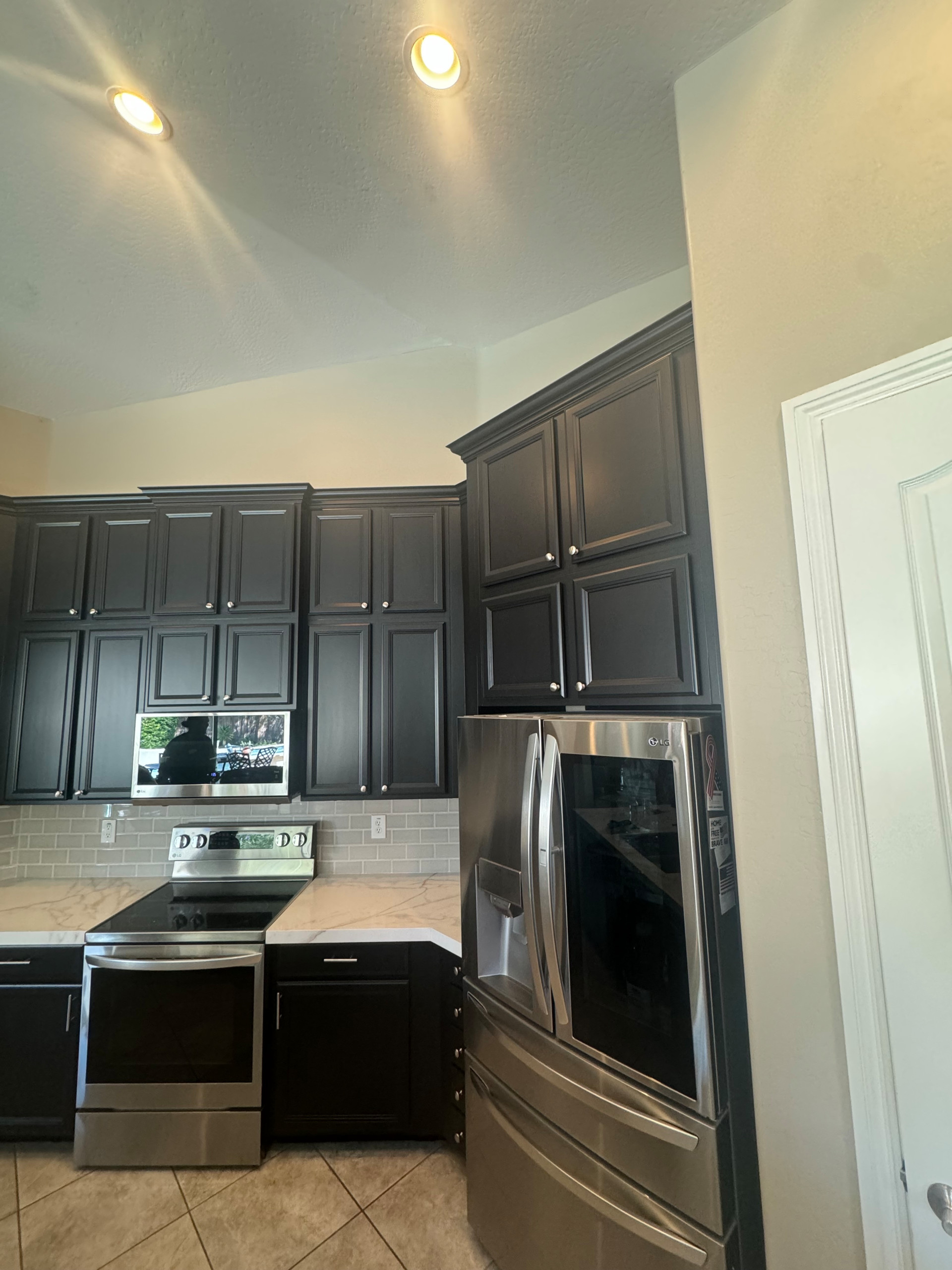 Kitchen Cabinetry Painted Black