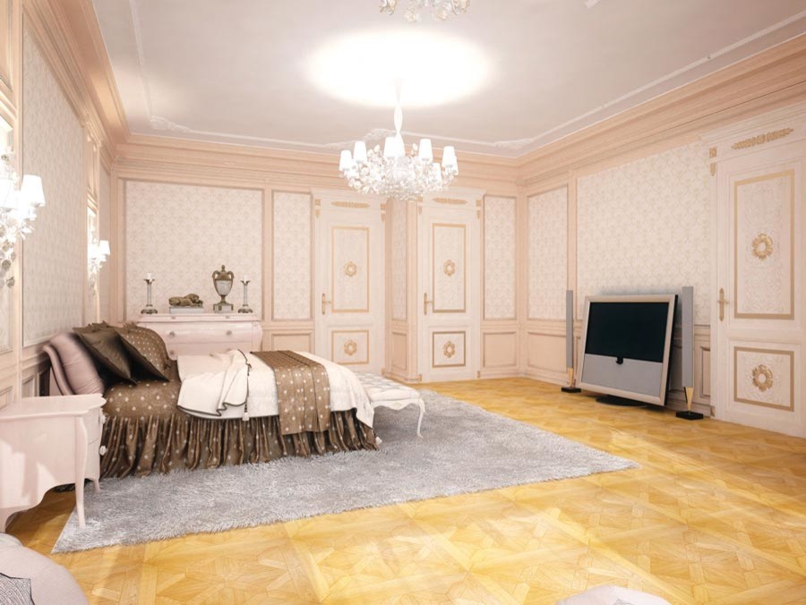 Роскошная классика в современном коттедже